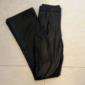 That’s so fetch black pleather pants, size 4